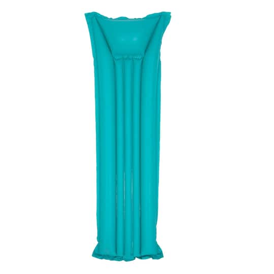 Pool Central 6ft. Teal Blue Inflatable Swimming Pool Raft Float